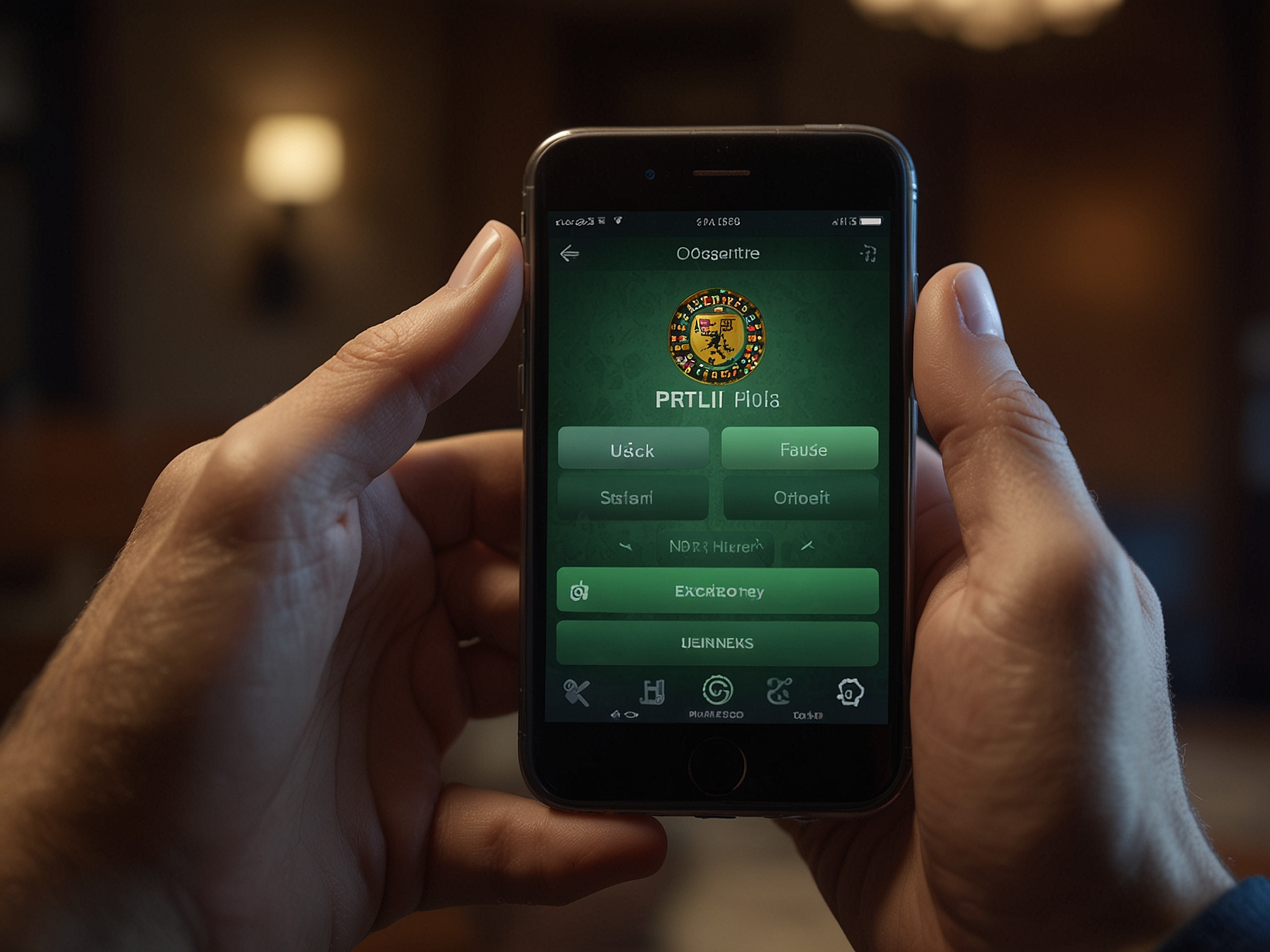 Player logging in on mobile